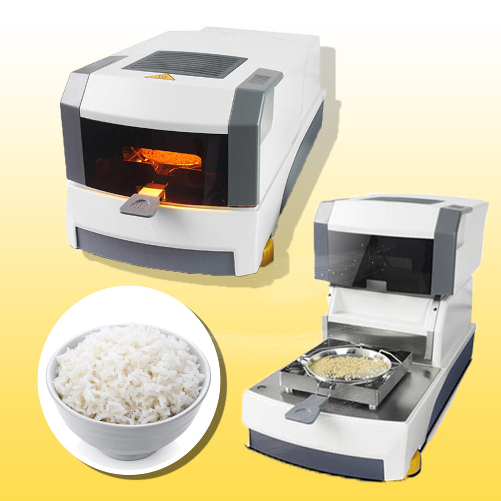 เครื่องวัดความชื้นอาหาร 220V  Halogen Lamp 5℃-35℃ RS232/RJ45