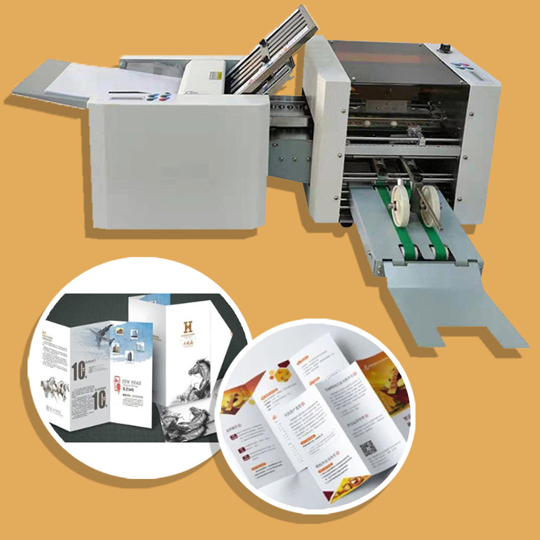 เครื่องพับกระดาษแบบต่อเนื่อง และตัด DSO-JB02-4+K 80-120pcs/m automatic origami machine grid knife