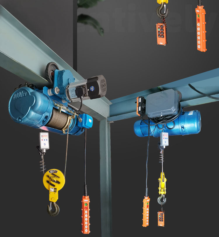 รอกไฟฟ้า กว้านสลิงไฟฟ้า รอกโยก wire rope electric hoist 05-10T tons 380v 95kg