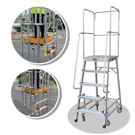 บันไดอลูมิเนียม หลายขนาด 72cm 96cm 120cm 144cm 168cm 198cm Aluminum alloy climbing ladder