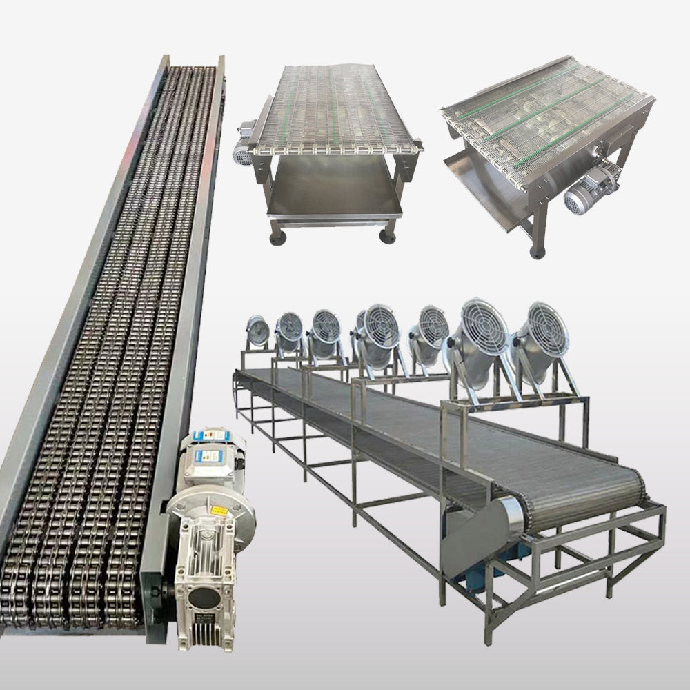 สายพานโซ่ วัสดุเลือกได้ สั่งทำตามขนาด SS201 SS 304 SS 316 SS314.Chain Conveyor Stamping Parts Forging Multi Row Roller Chain