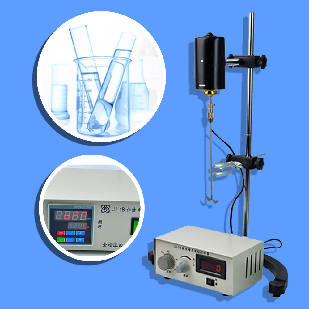 เครื่องปั่นผสม Laboratory Electric Mixer ปรับความเร็ว ห้องแลป หน้าจอแสดงผล