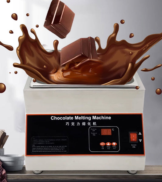 เครื่องละลายช็อกโกแลท chocolate melting machine รุ่น 1,2,3 ช่อง  D2018 220v500w 0-9c องศา