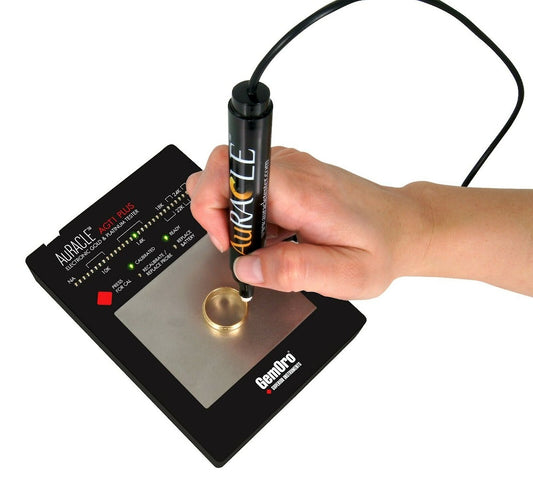 เครื่องเช็คทองคำ AGT3 Digital ทดสอบทองจาก 6K ถึง 24K และการทดสอบ ทองคำขาว (Platinum) gold tester from 6K-24K
