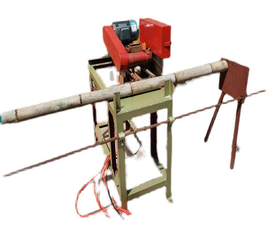 เครื่องตัดท่อนไม้ไผ่ ไม้ เท้าเหยียบ Bamboo Saw Cutting Machine