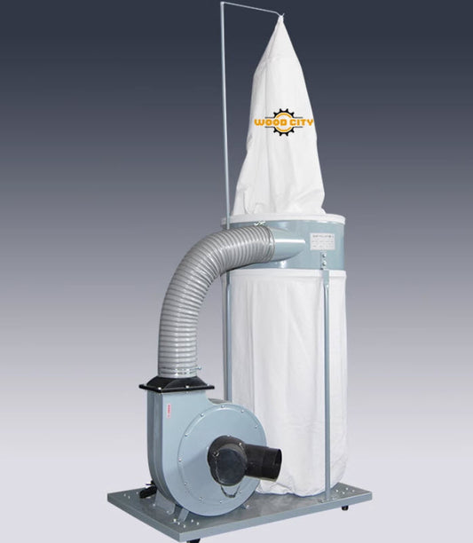 เครื่องดูดฝุ่นเศษไม้ 220V 1.5kw woodworking single and double-cylinder woodworking vacuum cleaner