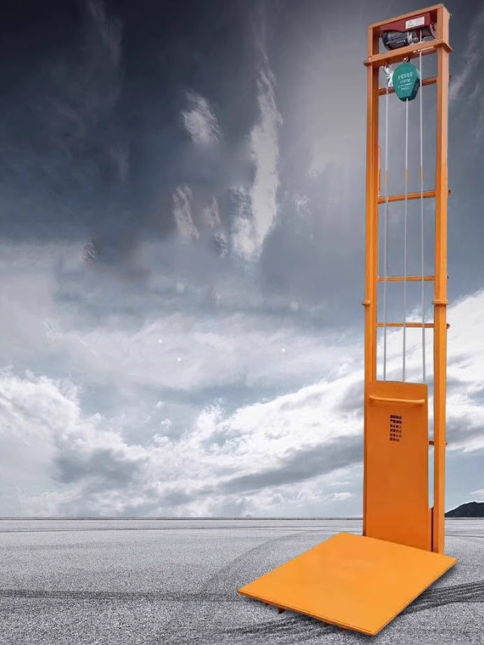 ลิฟท์ขนส่งสินค้า ขนของระบบไฮดรอลิค  Hydraulic hoist warehouse Lift