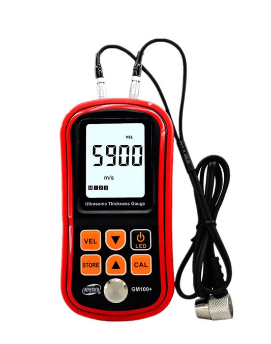 เครื่องวัดความหนา ULTRASONIC THICKNESS GAUGE GM100 | เครื่องมือวัดความหนาแม่นยำสำหรับโลหะและวัสดุแข็ง | ใช้งานง่าย