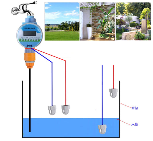 เครื่องเติมน้ำ วาวเปิด-ปิดเติมน้ำ ปรับระดับได้ Automatic timed water