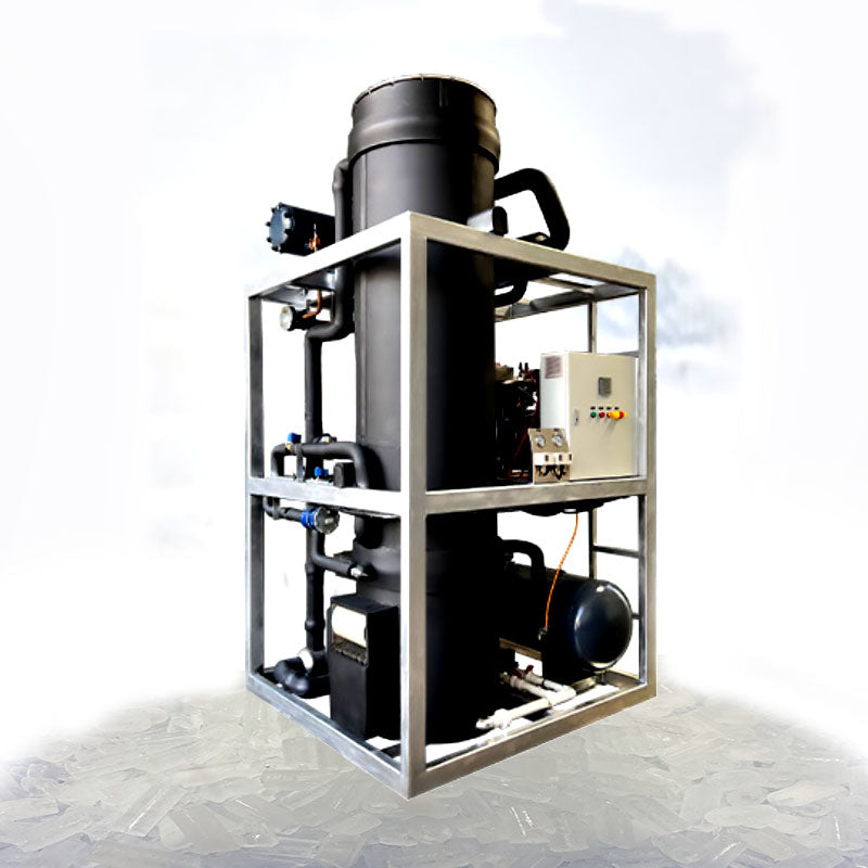 เครื่องทำน้ำแข็งหลอด Tube Ice รุ่น DTI-10T ความจุสูง ผลิตน้ำแข็งหลอดรวดเร็ว เหมาะสำหรับร้านอาหารและงานเลี้ยง