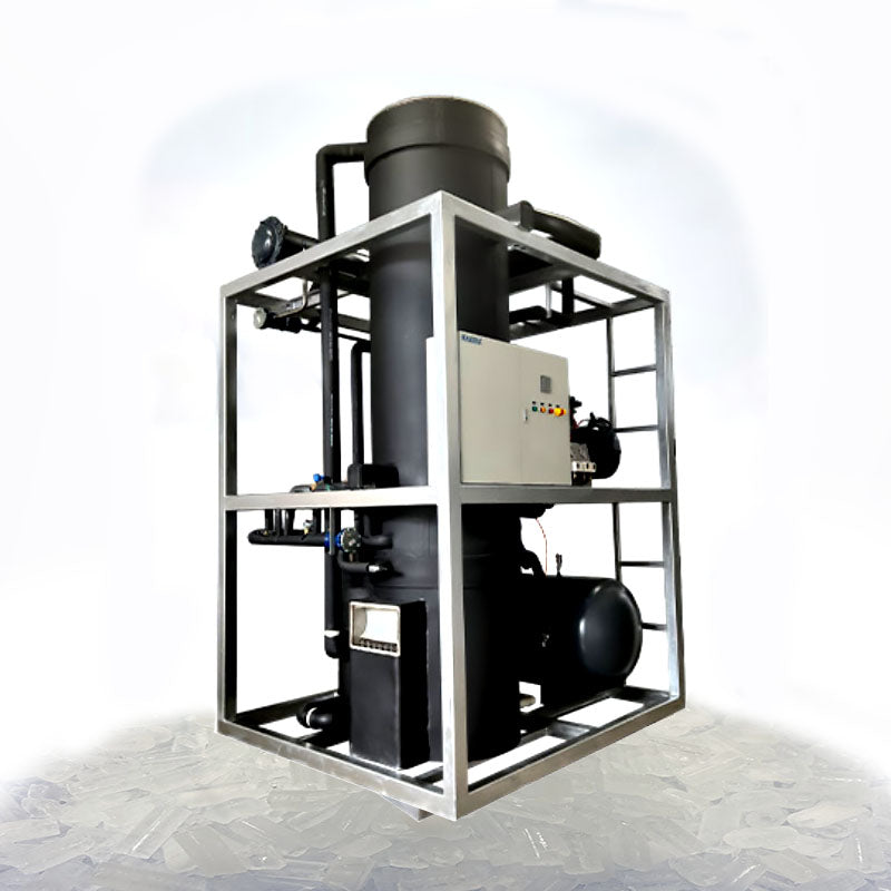 เครื่องทำน้ำแข็งหลอด Tube Ice รุ่น DTI-20T ขนาด 20 กก./วัน, ระบบประหยัดพลังงาน, เหมาะสำหรับธุรกิจร้านค้าและงานเลี้ยง