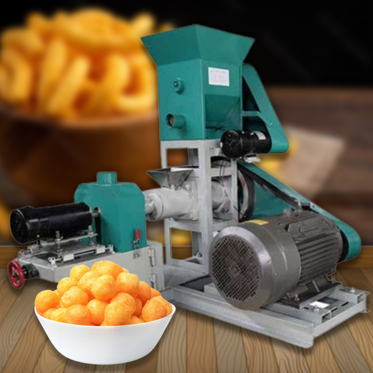 เครื่องทำขนมข้าวโพด DGP-B Corn Puffing Machine เครื่องทำขนมข้าวโพด