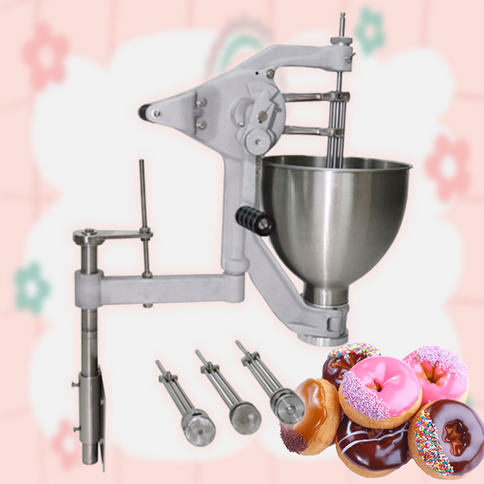 เครื่องหยอดโดนัท แบบมือหมุน Dounut Forming Machine รุ่น SD02 ถังหยอดโดนัท (ไม่รวมหม้อทอด)