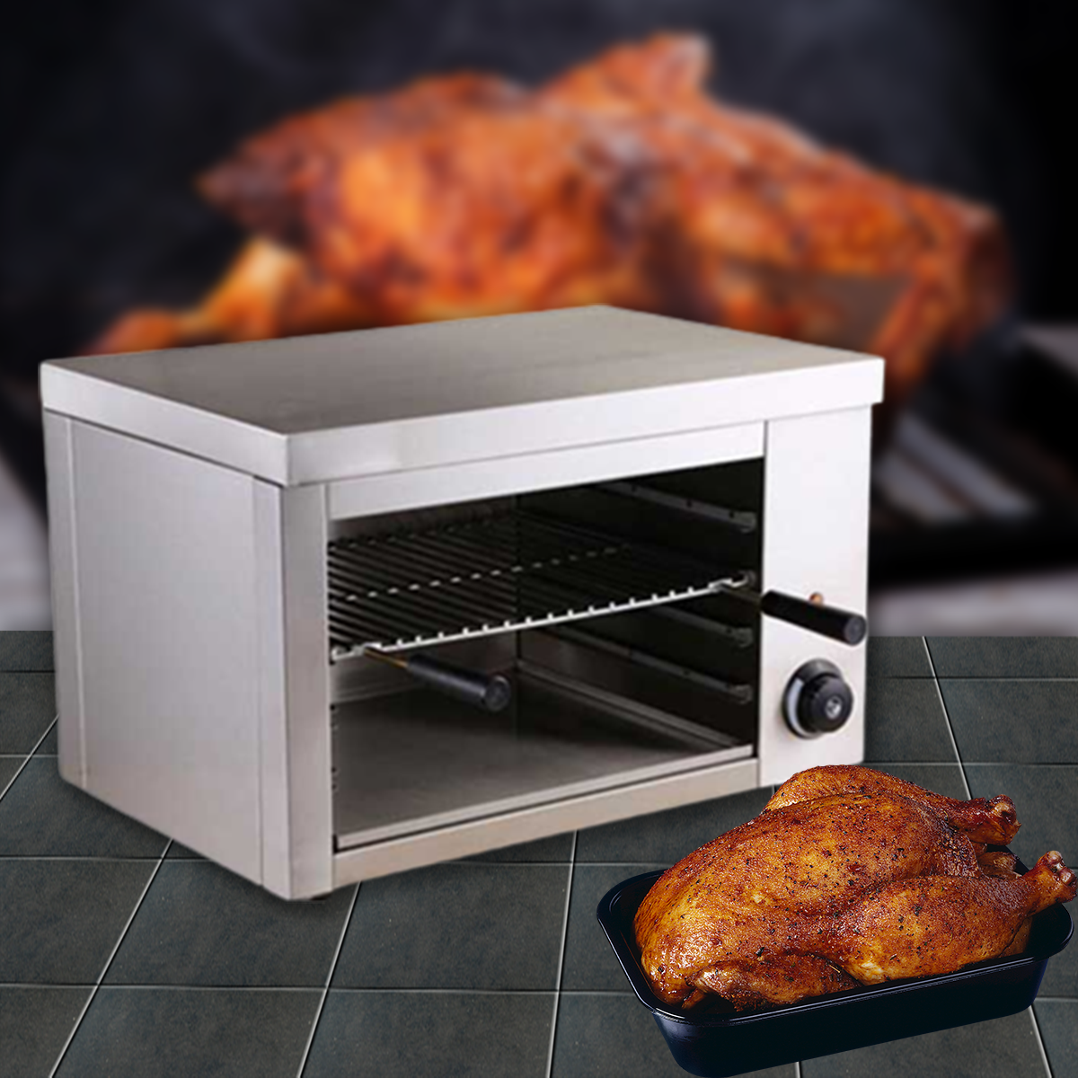 เตาอบไฟฟ้า ELECTRIC SALAMANDER รุ่น HT-938 กำลังไฟ 2200 วัตต์ ปรับอุณหภูมิได้ 0-300 องศา