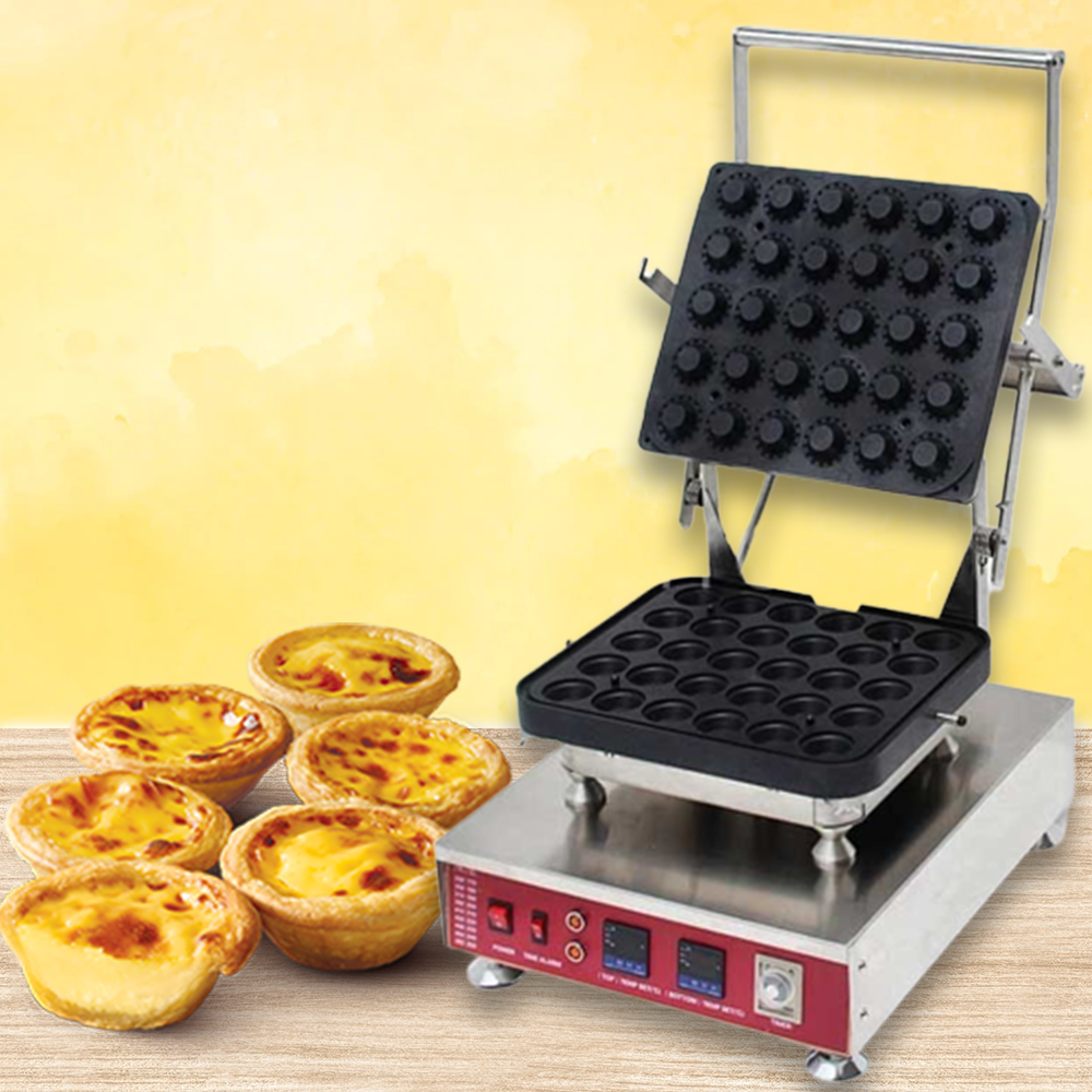 เครื่องทำถ้วยทาร์ตไฟฟ้า เครื่องทำเปลือกทาร์ตไข่ Electric Tart Machine กำลังไฟ 3200 วัตต์