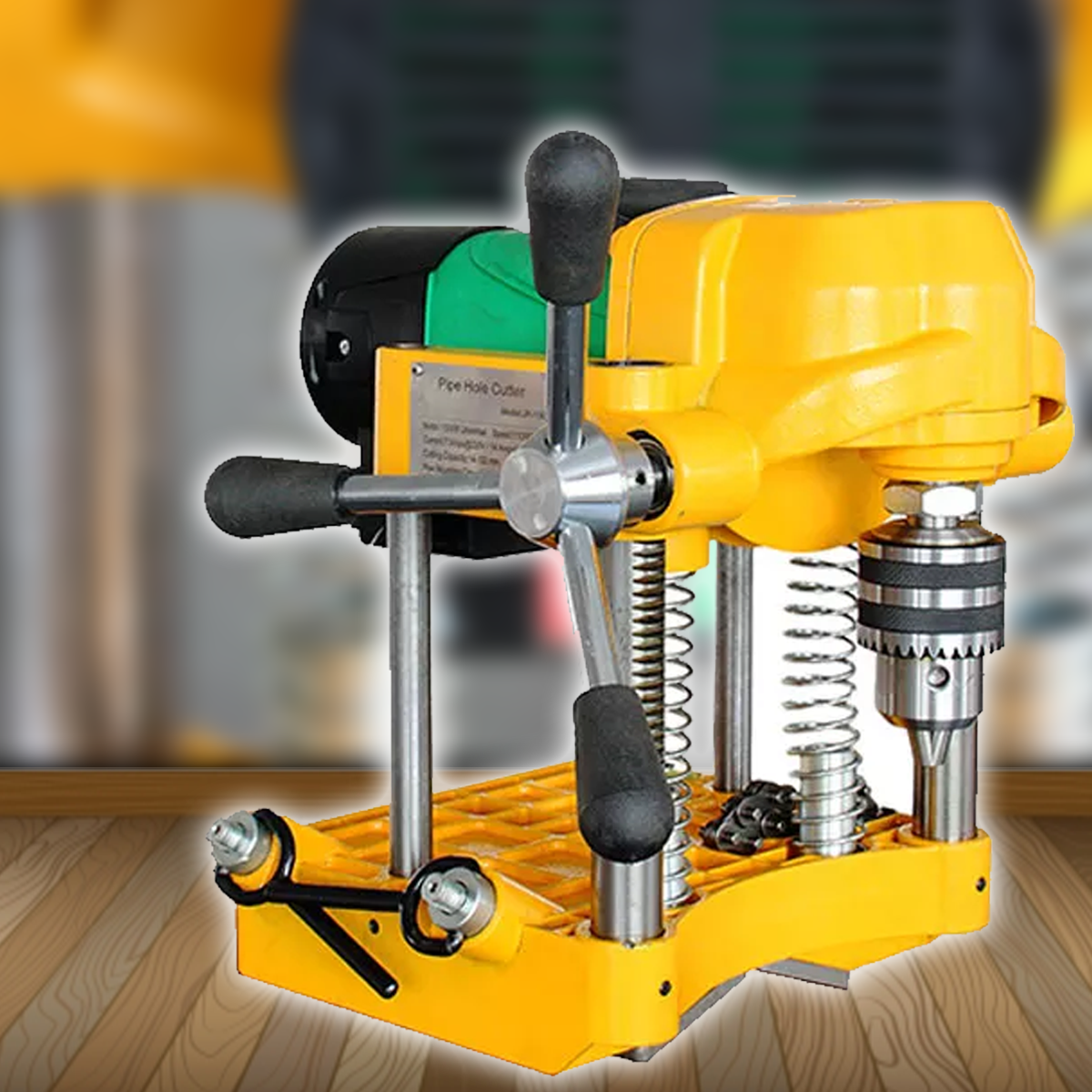 เครื่องเจาะรูท่อเหล็ก Steel pipe electric perforating machine