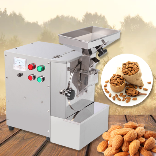 เครื่องบดเมล็ดอัลมอนด์ ถั่วลิสง XL-910 Almond Peanut Sesame Crusher Stainless Steel 2800rpm 0.75kw