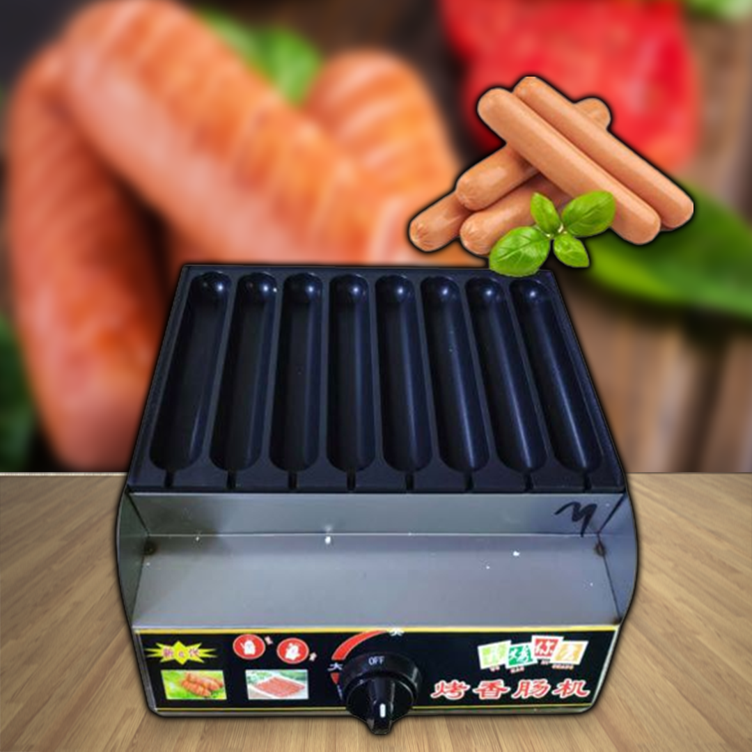 เครื่องอุ่นใส้กรอก แบบแก๊ส 8ช่อง และ 16 ช่อง Gas Sausage Machine 8,16 tubes