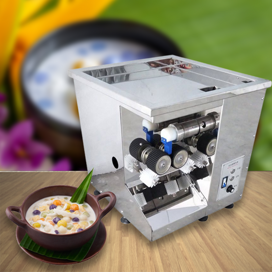 เครื่องปั้นไข่มุก เครื่องปั้นบัวลอย Fully Automatic Pearl rounding Machine