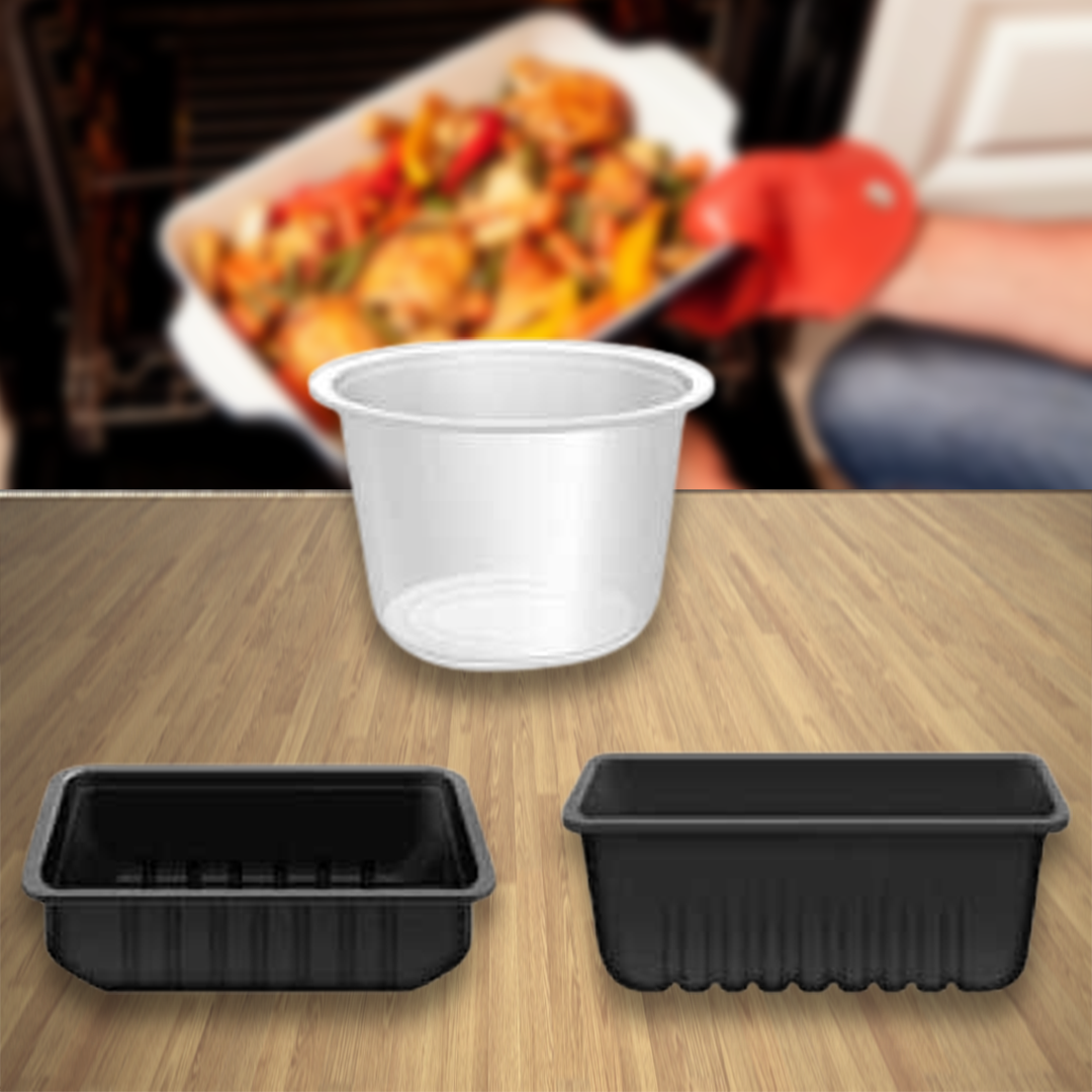 กล่องพลาสติกสำหรับซีล วัสดุ PP รุ่น G,H,I มีให้เลือกหลายขนาด และ สี สามารถใช้กับตู้อบไมโครเวฟได้