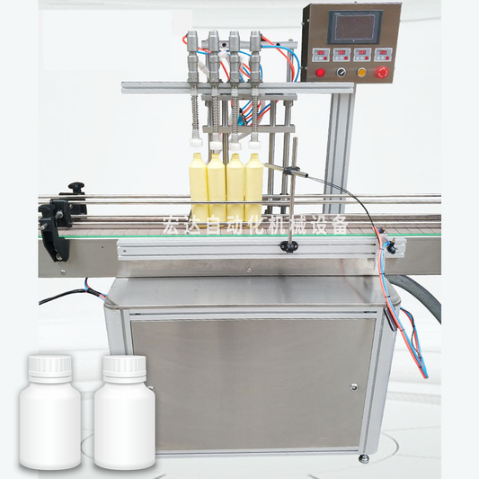 เครื่องบรรจุ Automatic liquid filling and capping machine detergent