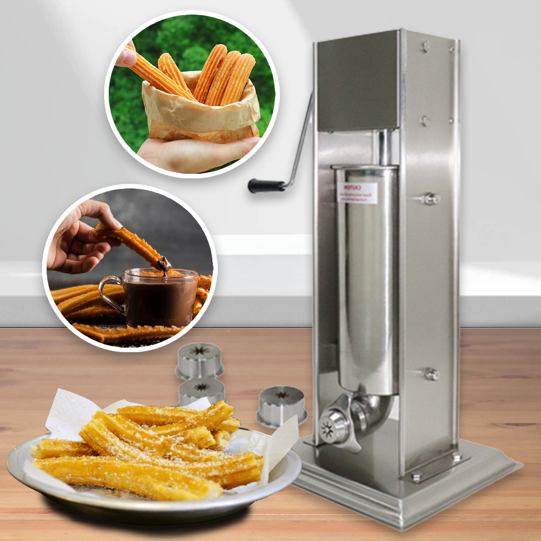 เครื่องทำปาท่องโก๋สเปน ชูโรส แป้งกรอบนานเนื้อนุ่ม churros สำหรับทำขนมหวานที่บ้าน อร่อย ทำง่าย เหมาะสำหรับทุกโอกาส
