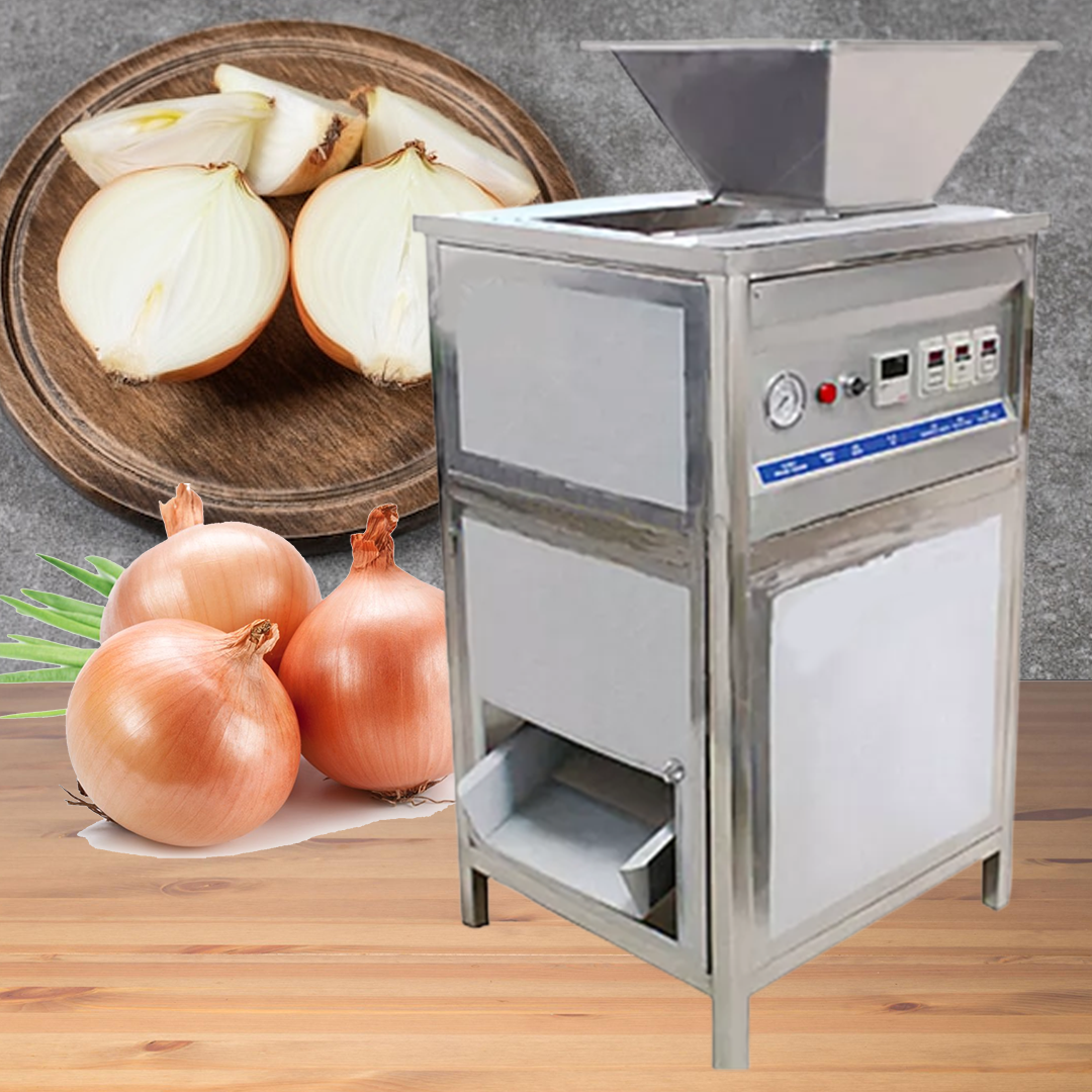 เครื่องปอก หอมหัวใหญ่ หอมจีน อุตสาหกรรม 400 วัตต์ Onion Peeler Machine