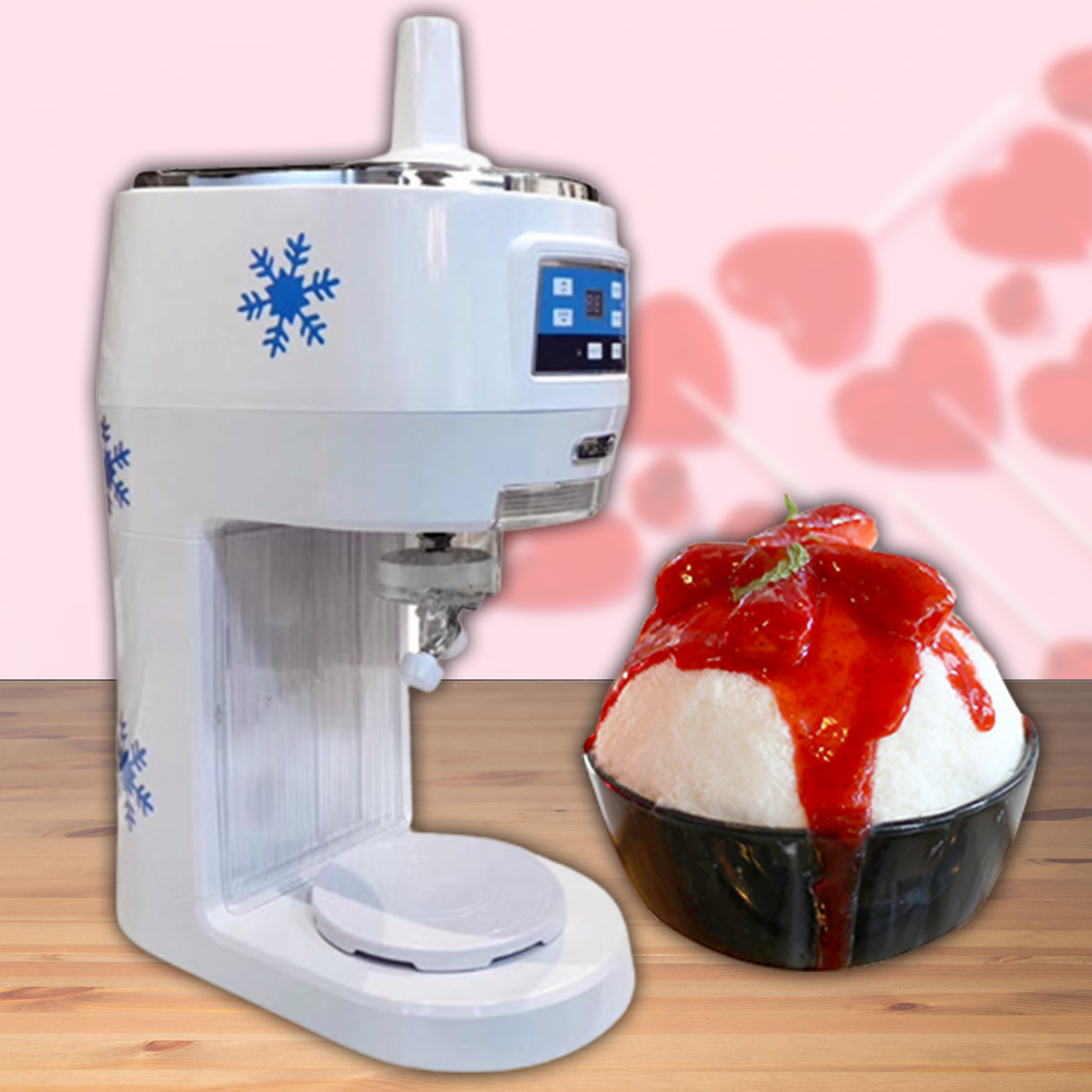 เครื่องทำน้ำแข็ง ปั่นน้ำแข็ง Electric ice machine - Compact ice maker for home, fast freezing, easy to use, perfect for parties and drinks