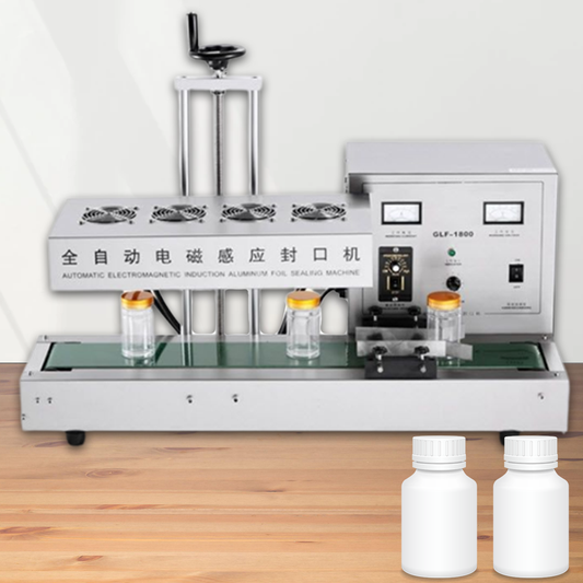 เครื่องซีลฝาขวด 60-130mm อัติโนมัติ  GLF-1800-1920 กำลัง 1800วัตต์ สายพาน