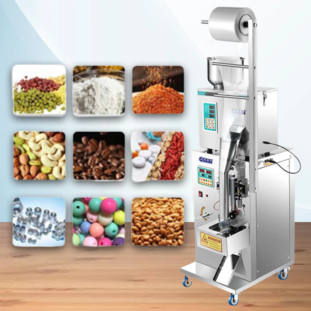 เครื่องบรรจุ ผง พร้อมแพ็คซอง แบบสามด้าน ซีลหลัง Automatic Quantitative Weighing and Packing Machine Three Side / Back Seal บรรจุผง ซีลซอง