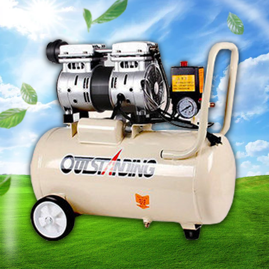 เครื่องปั๊มลม OUTSTANDING รุ่น OTS 800 30L แบบไม่ใช้น้ำมัน ขนาด 30 ลิตร