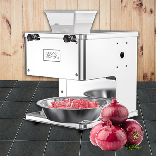 เครื่องซอยหอมแดง Electric Slicer Machine for Vegetables, Fast and Efficient Food Preparation, Perfect for Home and Restaurant Use