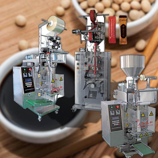 เครื่องบรรจุซอสซอง พร้อมซีล liquid packaging sauce Back sealing machine