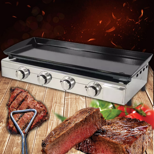 เตาย่างเนื้อ outdoor stainless steel gas - Portable grill for barbecue, high-quality stainless steel, perfect for outdoor cooking and camping