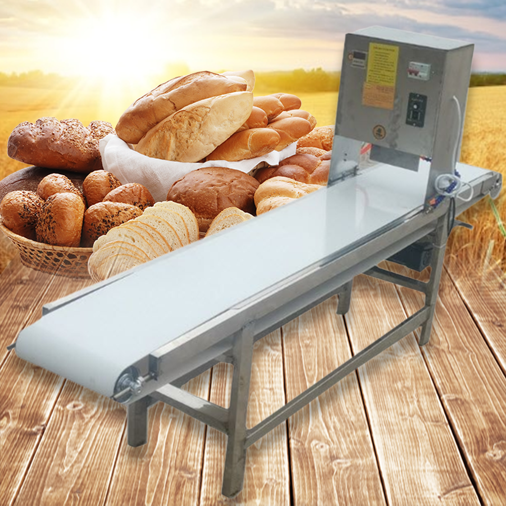 เครื่องตัดแบ่งแป้ง แบบสายพาน Pneumatic Dough Cutting Machine ใช้งานกับปั๊มลมไฟฟ้า