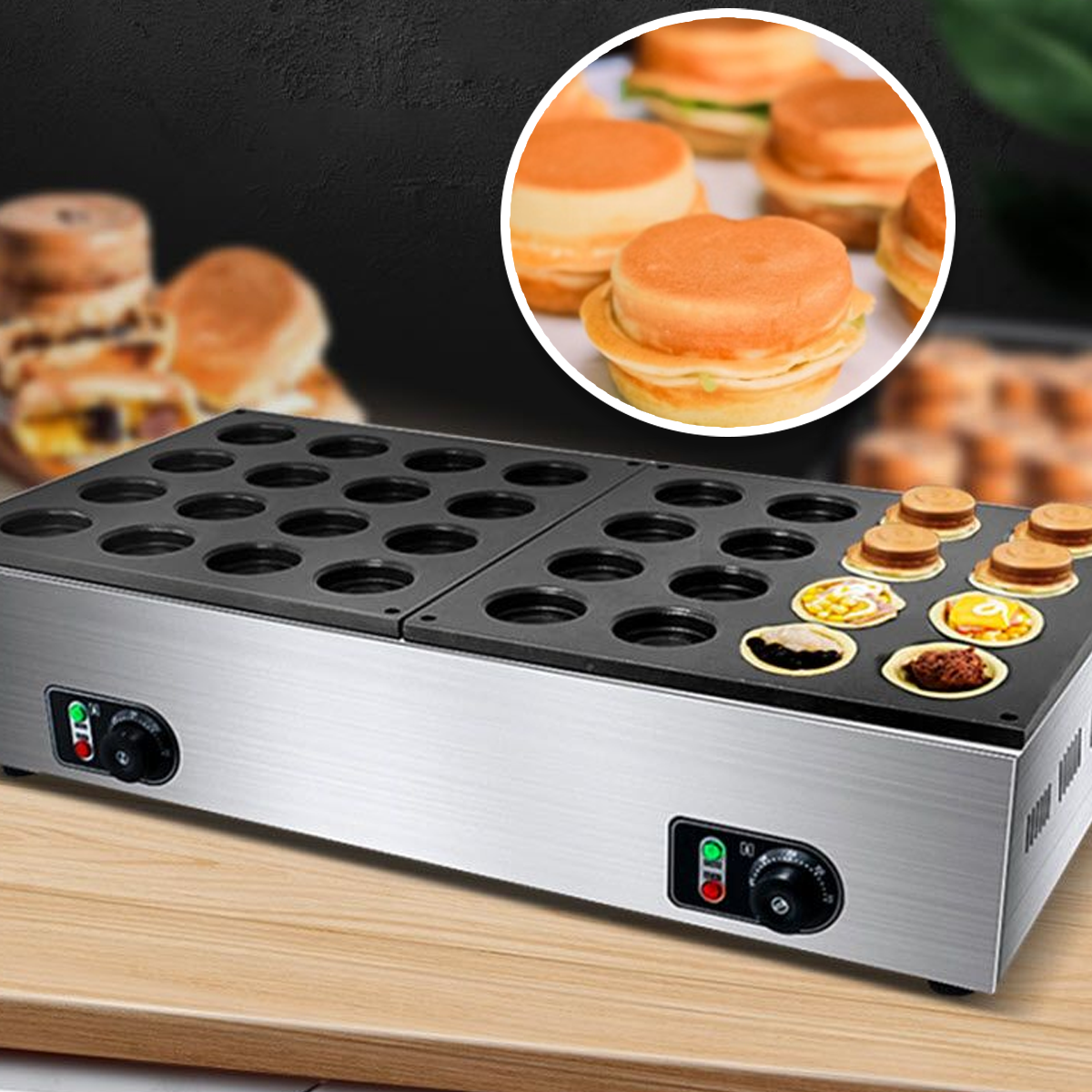 เตาโอปันยากิ Obanyaki เตาทำขนมญี่ปุ่น แบบไฟฟ้า และ แก๊ซ เครื่องทำขนม โอปันยากิ