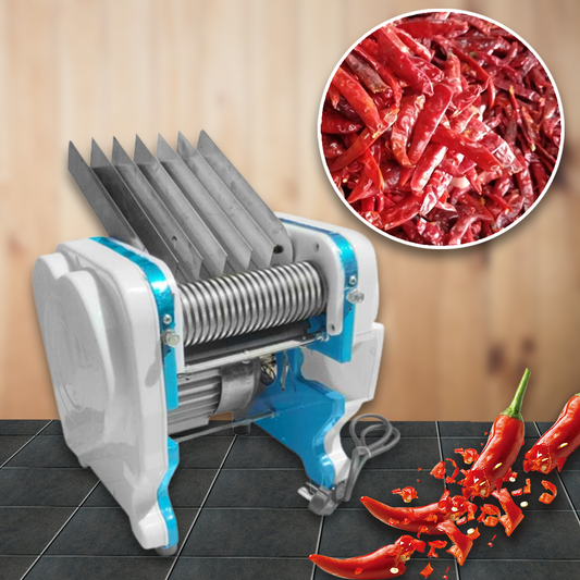 เครื่องซอยพริกแห้งไฟฟ้า Dried Chili Shredder ใบมีด 2/3/4/6 มม. กำลังไฟ 550W