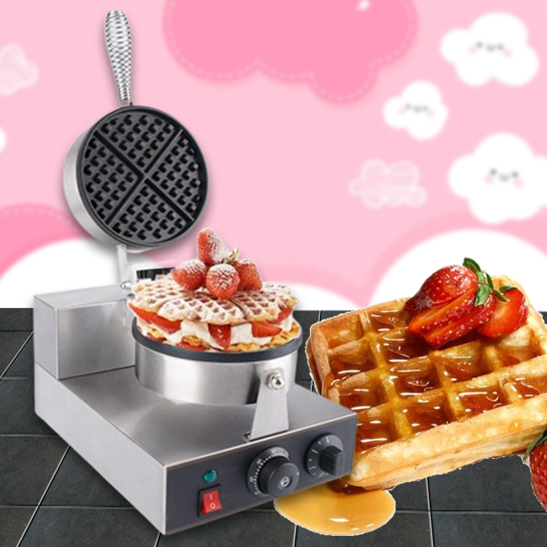 เครื่องทำวาฟเฟิลไฟฟ้า เครื่องทอดวาฟเฟิล เครื่องอบวาฟเฟิล Waffle Maker Machine รุ่น WF-1