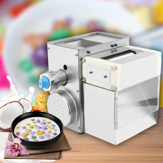 เครื่องปั้นเม็ดบัวลอย 400วัตต์ นวดผสมในตัว CLZ-18S เปลี่ยนหัวได้ 3 ,4, 5, 6, 8, 10, 12 มม