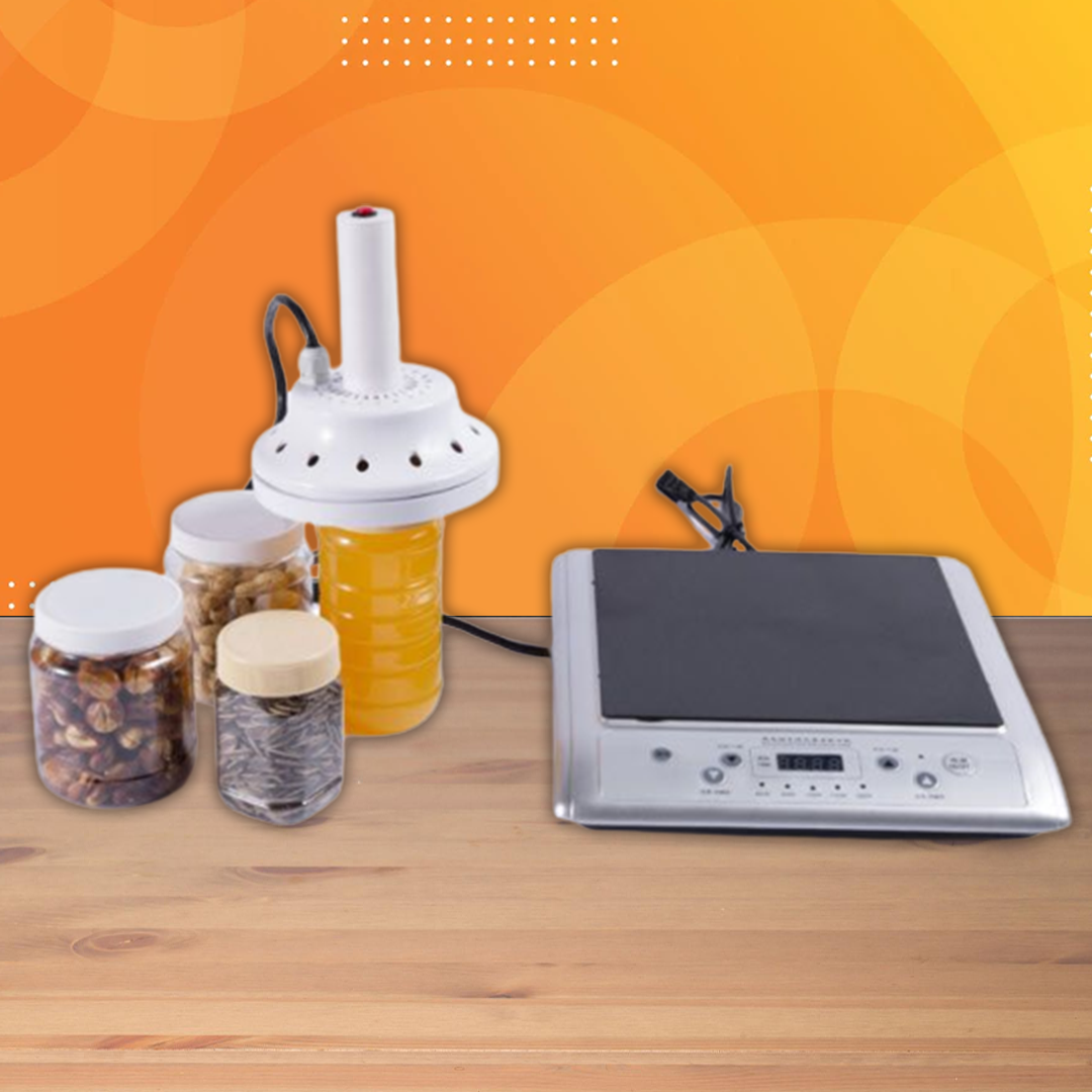 เครื่องซีลฝาขวด เครื่องซีลฝาฟอยล์ รุ่น DL-500C กำลังไฟฟ้า 1200w ขนาดเส้นผ่าศูนย์กลางการซีล 20-130 mm