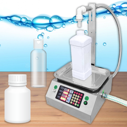 เครื่องบรรจุของเหลวแบบชั่งน้ำหนัก KG 5g – 10kg ควบคุมดิจิตอล รุ่น CSY-L17 ทนทานต่อสารกัดกร่อน