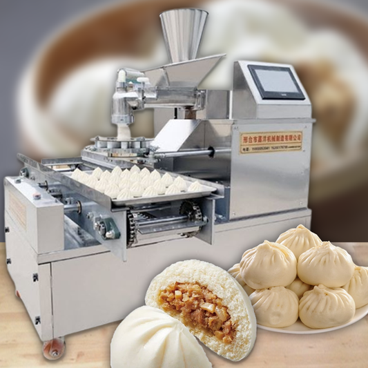 เครื่องปั้นซาลาเปา เครื่องทำซาลาเปา จัดเรียงลงถาด automatic bun placing machine
