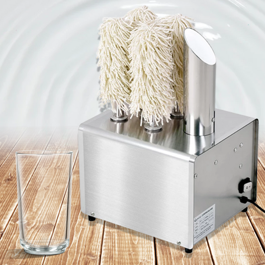 เครื่องเช็ดแก้ว ไฟฟ้า 240W 220V Glass washing machine (พร้อมระบบเป่าความร้อน)