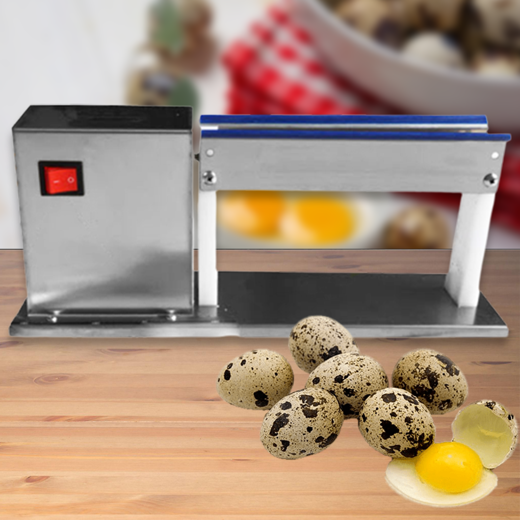 เครื่องปอกไข่นกกระทา แบบไฟฟ้า Electric Quail Egg Peeling Machine กำลังไฟ 28 วัตต์ เครื่องปอกไข่