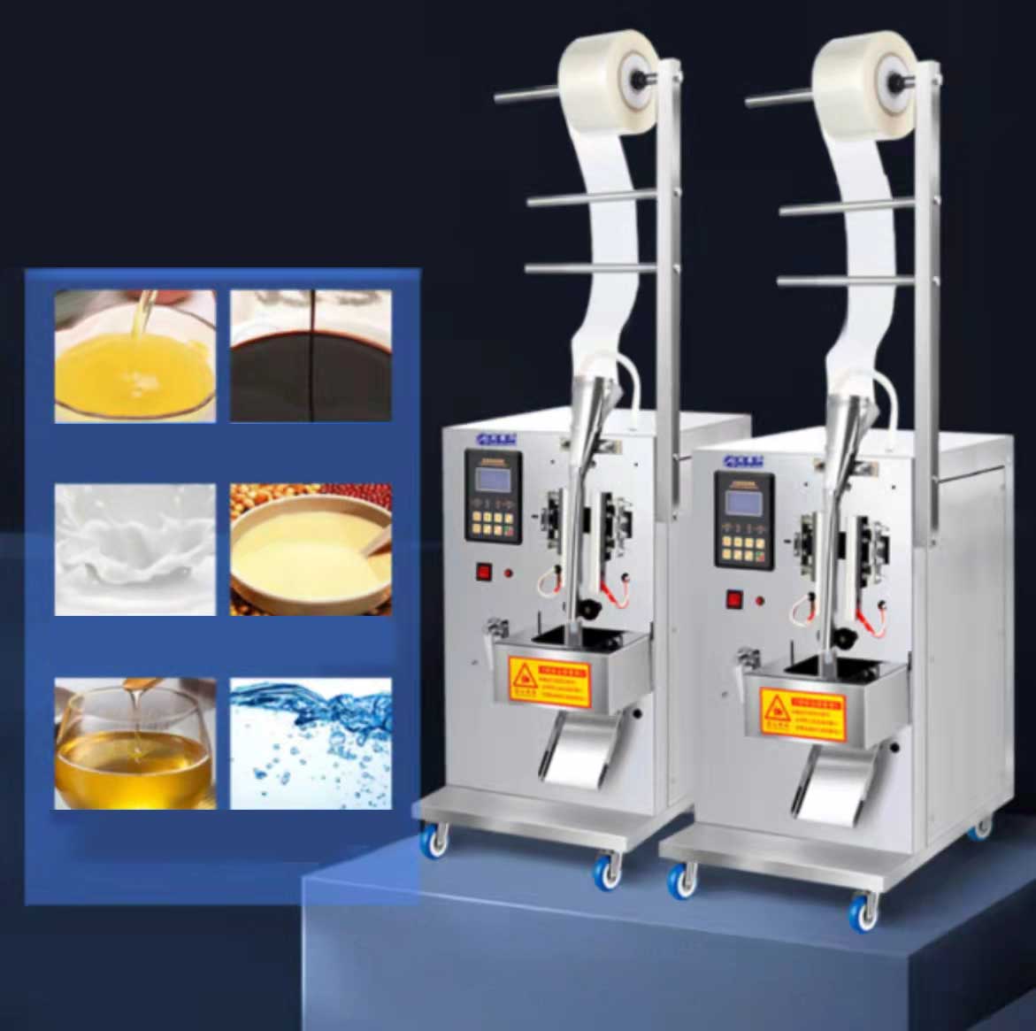 เครื่องบรรจุของเหลว Liquid Filling and Packing Machine พร้อมแพ็คซอง