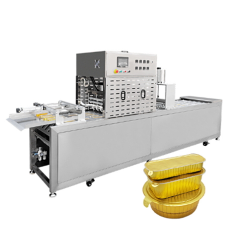 เครื่องซีลฝากล่องอลูมิเนียมฟอยล์อัตโนมัติ รุ่น QXY-1913 Automatic Aluminum Foil Box Sealing