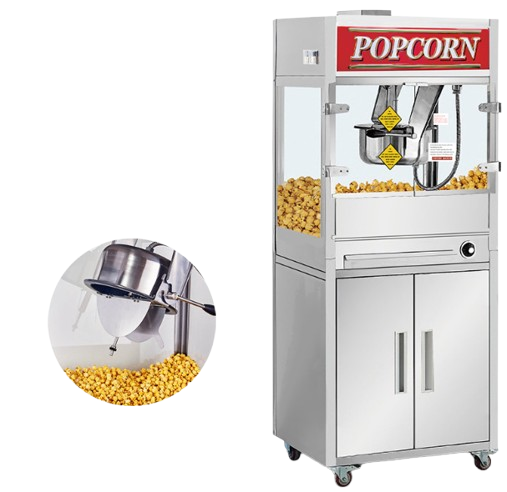 เครื่องทำป๊อปคอร์นแนวตั้ง Commercial Vertical Popcorn Machine ขนาด 16/32 Oz