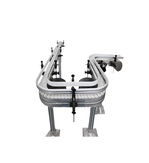 เครื่องลำเลียงด้วยแผ่นสแตนเลส Stainless Steel Conveyor System