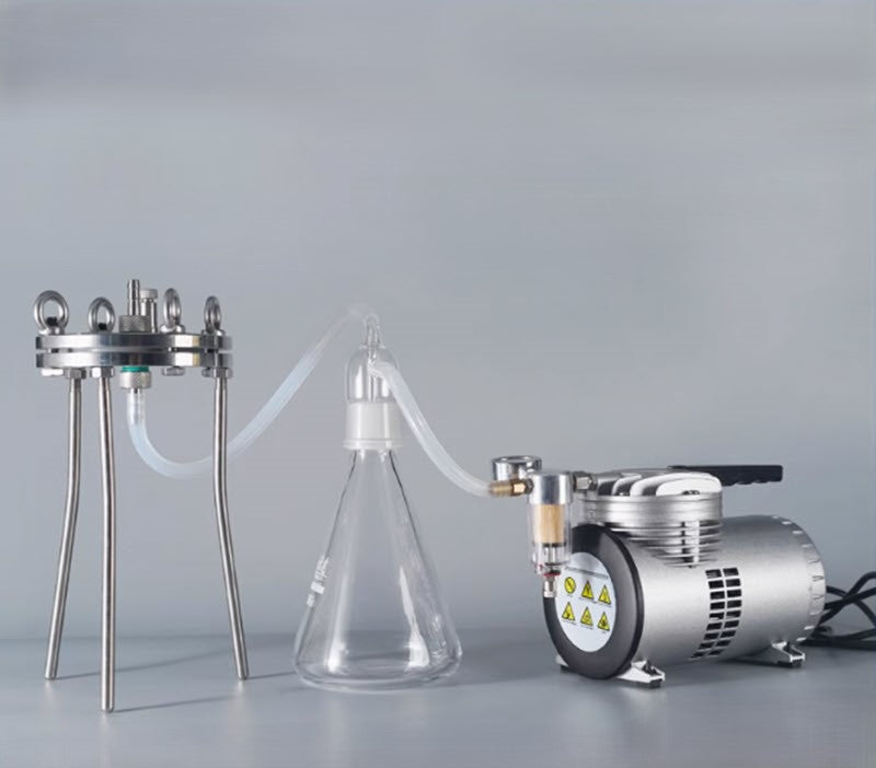 ชุดกรองสุญญากาศแบบหลายหัวพร้อมปั๊มไฟฟ้า Multi-Branch Vacuum Filtration System with Electric Pump รุ่น DL-100