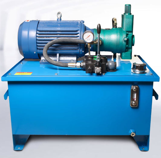 ชุดปั๊มไฮดรอลิกไฟฟ้าแรงดันสูง พร้อมถังน้ำมันและวาล์วควบคุม สำหรับเครื่องจักรอุตสาหกรรม High Pressure Electric Hydraulic Power Unit with Oil Tank and Control Valve for Industrial Machinery 380V